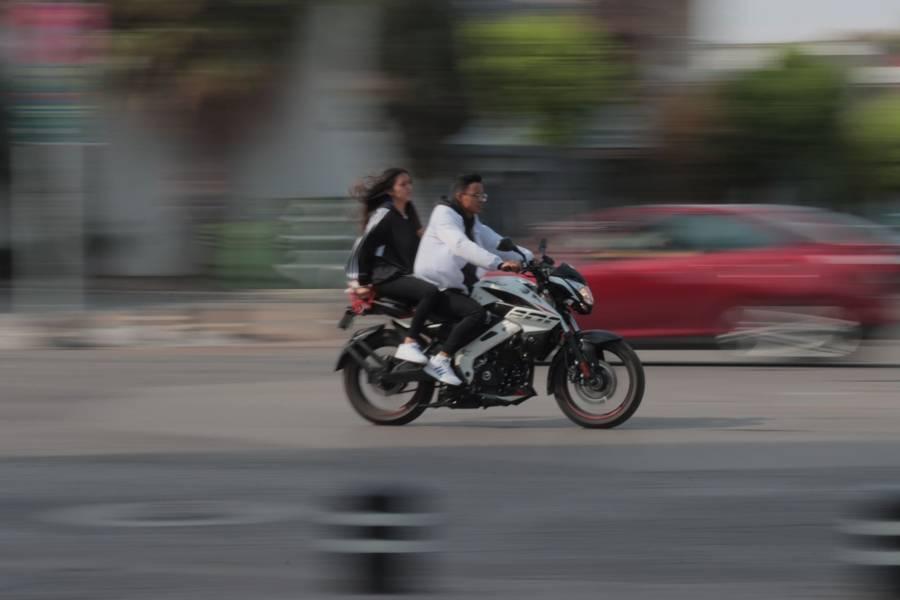 Pobladores de Apizaco, eligen la motocicleta como principal medio de transporte en la ciudad 