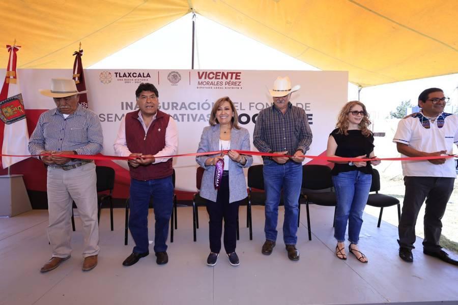 Inauguró Gobernadora Lorena Cuéllar fondo de semillas nativas de maíz “Teocintle” 