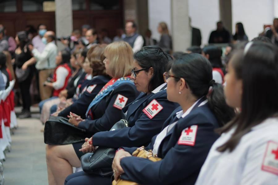Arranque de la colecta anual 2023 de la Cruz Roja en el Congreso del Estado 