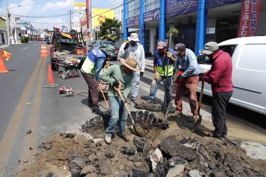 #ReporteVial | Tránsito lento por reparaciones en Ocotlán 