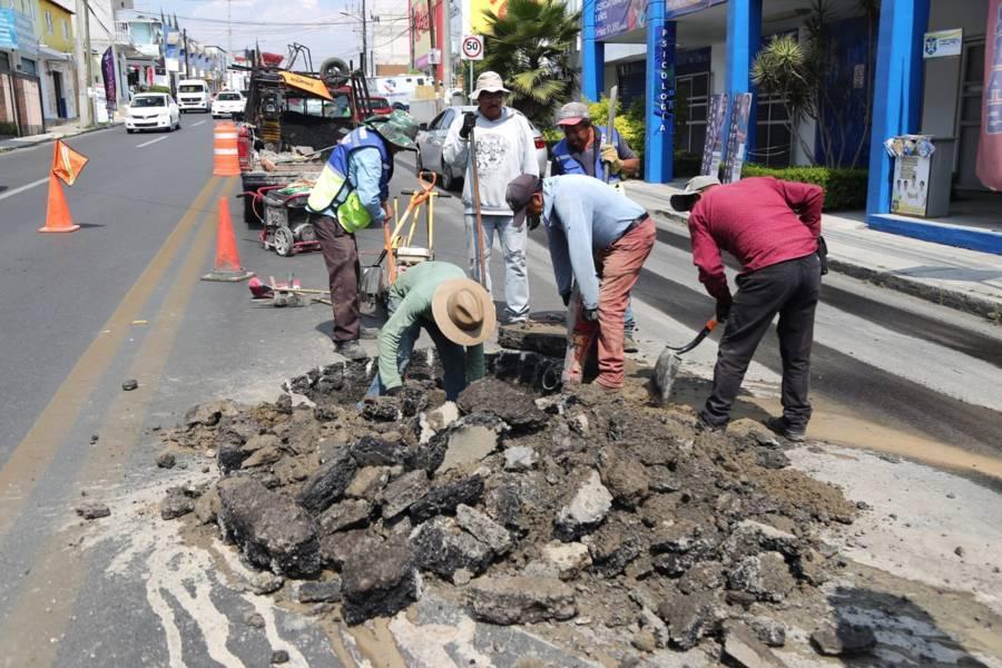 #ReporteVial | Tránsito lento por reparaciones en Ocotlán 