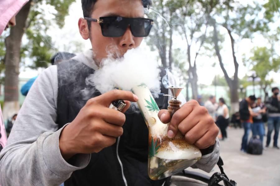 Concentración pacífica a favor de la Cannabis en Tlaxcala 