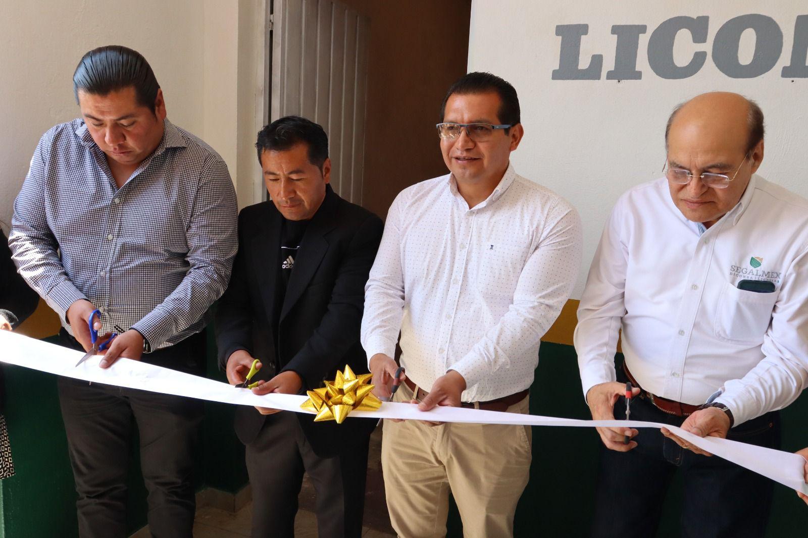 Inaugura Eddy Roldán Nueva Lechería Liconsa en Contla