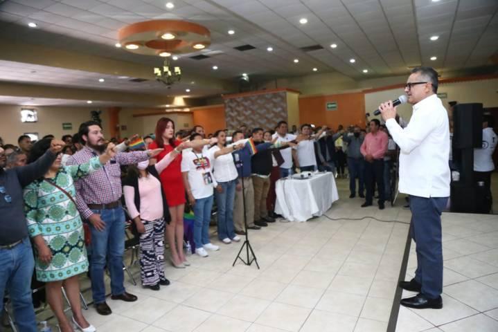 Cierran filas a favor de Ebrard en Tlaxcala