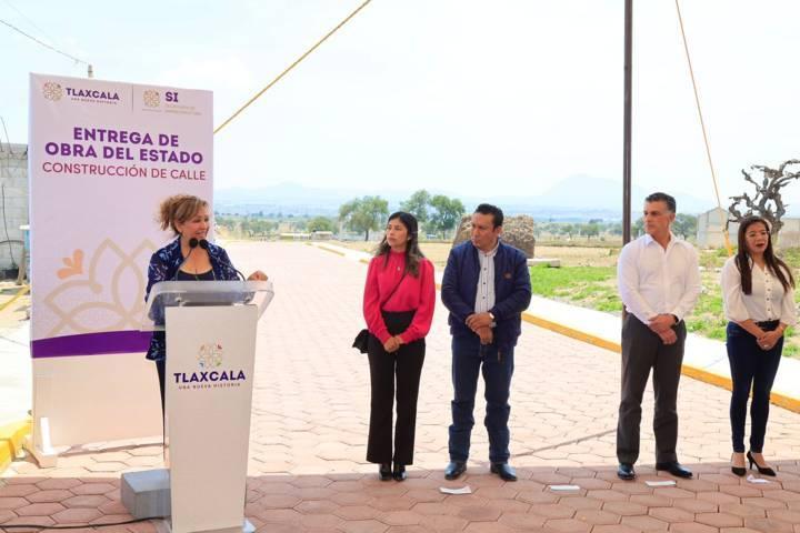 Inauguró Gobernadora obra pública en Cuapiaxtla