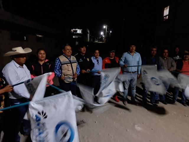 Pobladores de San Pablo del Monte reconocen labor del alcalde Raúl Tomás Juárez Contreras