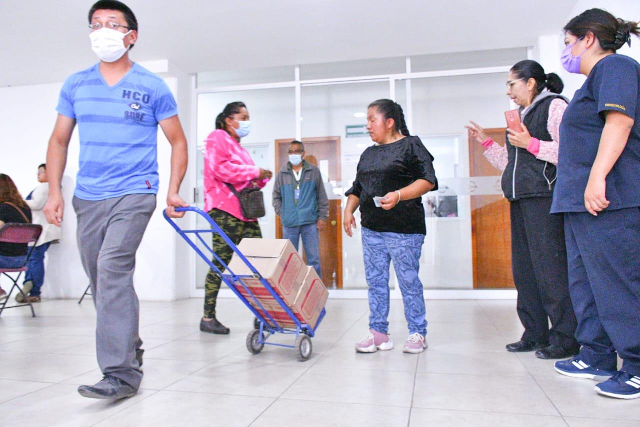 Familias vulnerables de Apetatitlán reciben despensas que inciden a mejorar sus condiciones nutrimentales