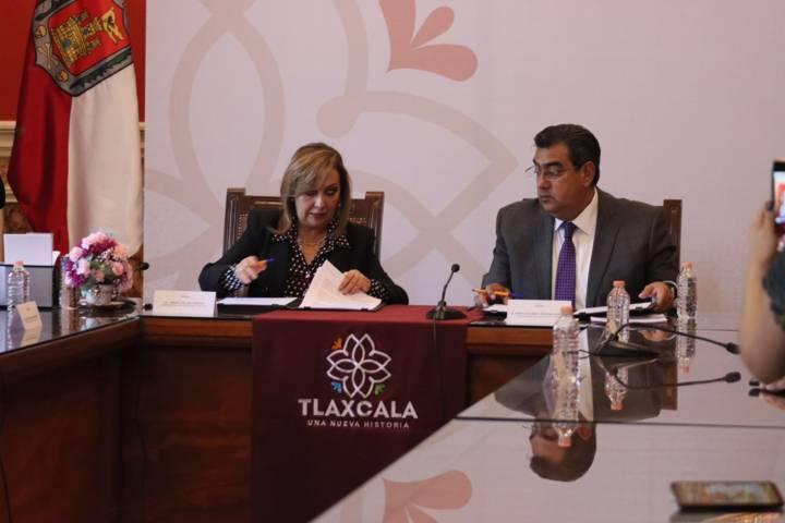 Firman convenio de colaboración y coordinación Tlaxcala y Puebla en materia de seguridad 