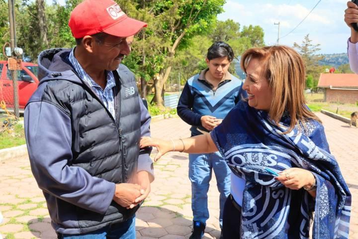 Inaugura Lorena Cuéllar obras de infraestructura vial en Atltzayanca y Xaltocan