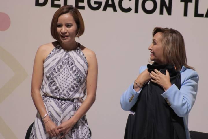 Encabeza Lorena Cuéllar abanderamiento de la delegación tlaxcalteca rumbo a nacionales CONADE 