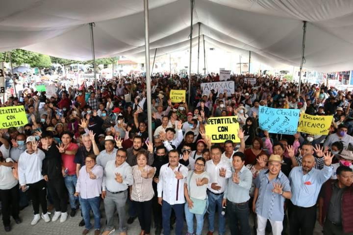 Se congregan más de dos mil tlaxcaltecas durante Asamblea Estatal en apoyo a Claudia Sheinbaum