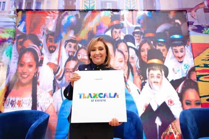 Encabezó Gobernadora Lorena Cuéllar presentación del libro "Tlaxcala Sí Existe"