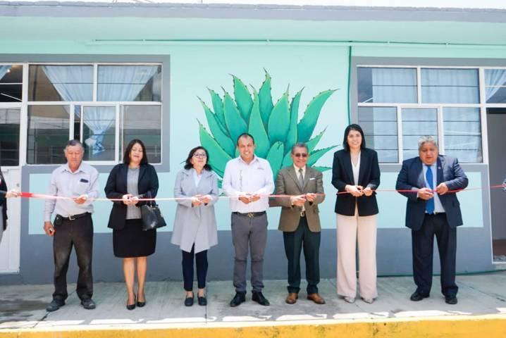 Diana Torrejón y Serafín Ortiz inauguran casa de autorrealización en Tlaxco