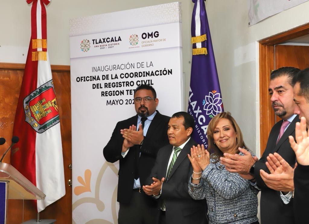 Tlaxcala avanza en la regionalización del registro civil para ofrecer un mejor servicio a la población