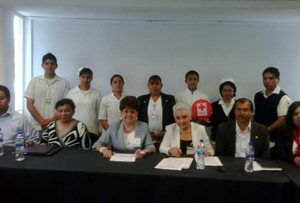 Cruz Roja Mexicana e ISSSTE firman convenio en Tlaxcala‏