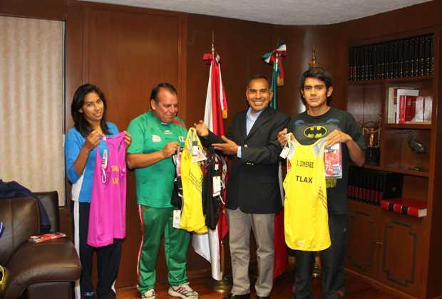 Exhorta a ganar Rector de la UAT a pentatetlas que representarán a Tlaxcala en Olimpiada Nacional
