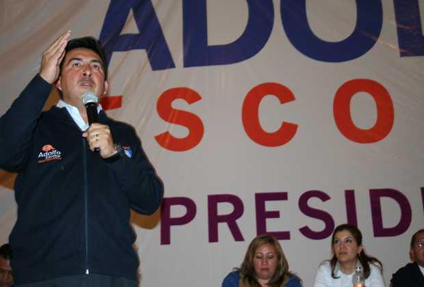 Abatiremos desempleo y corrupción en Tlaxcala: Adolfo Escobar