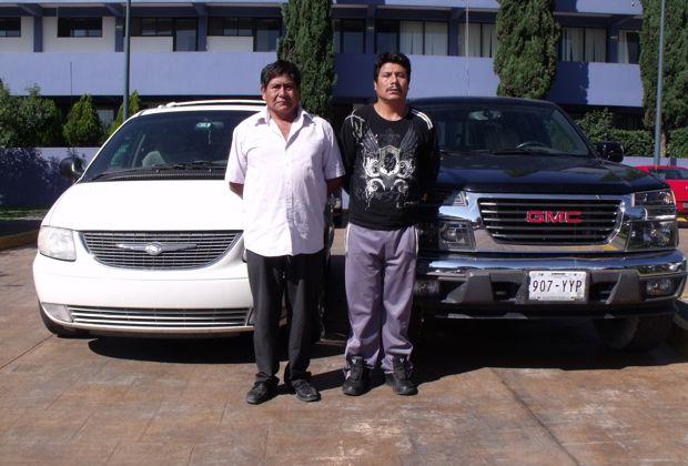 Desmantelan a banda dedicada al robo de vehículos en Tlaxcala