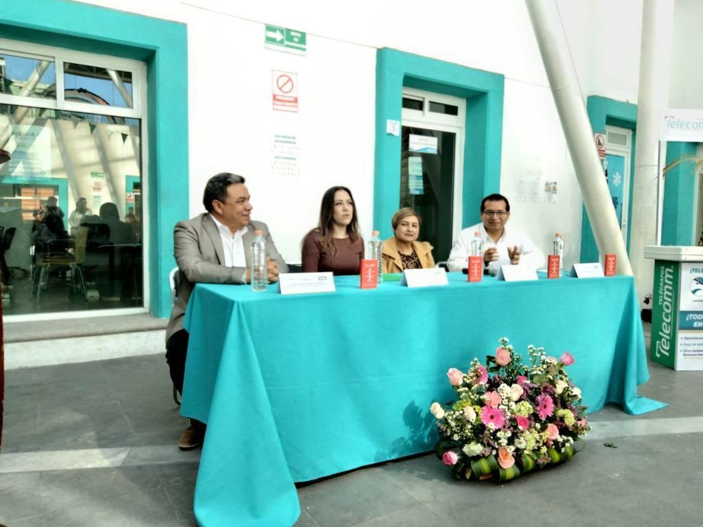 El alcalde de SPM encabeza la inauguración del Banco Telégrafos Telecomm