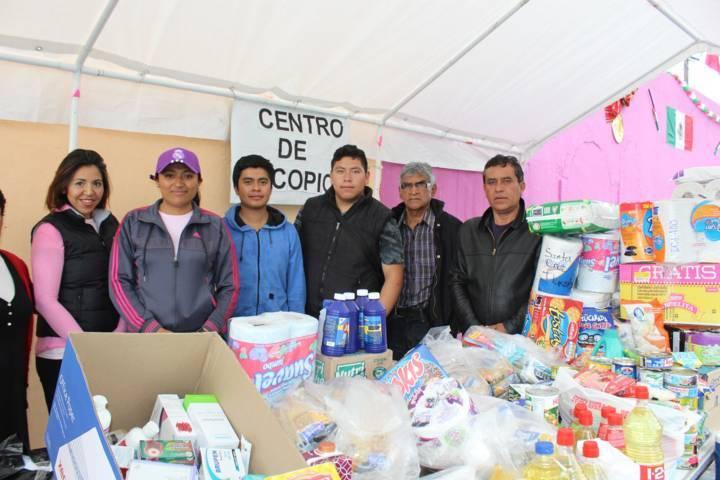 Santa Cruz Tlaxcala envía ayuda a estados de Oaxaca y Morelos afectados por sismos