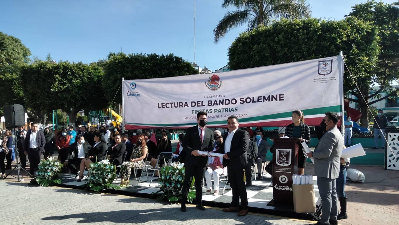 Raúl Juárez fija Bando Solemne para dar paso a los festejos patrios en SPM 
