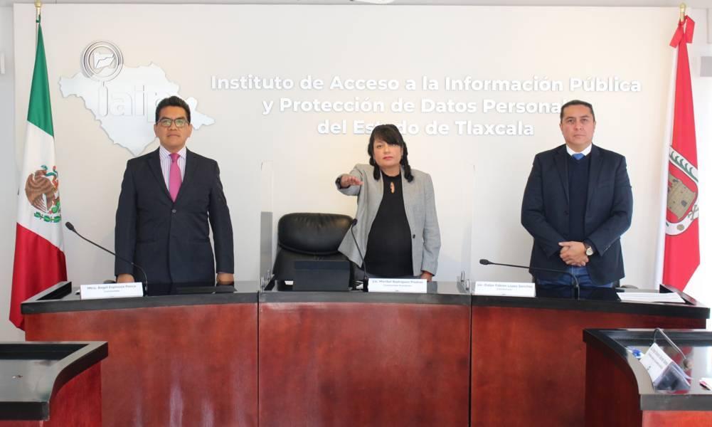 Consejo General del IAIP Tlaxcala, ratifica a Maribel Rodríguez como Comisionada Presidenta 2023-2024