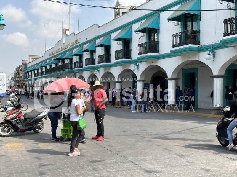 Deportistas se manifiestan en San Pablo del Monte, exigen obra de rehabilitación