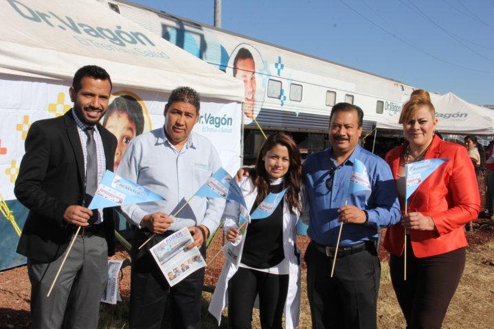 Llega a Zacatelco el tren de la salud “Dr. Vagón”