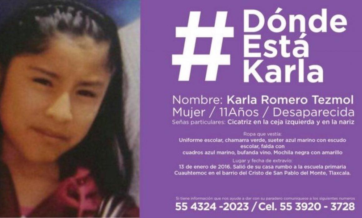 En el limbo caso de desaparición de Karla Romero