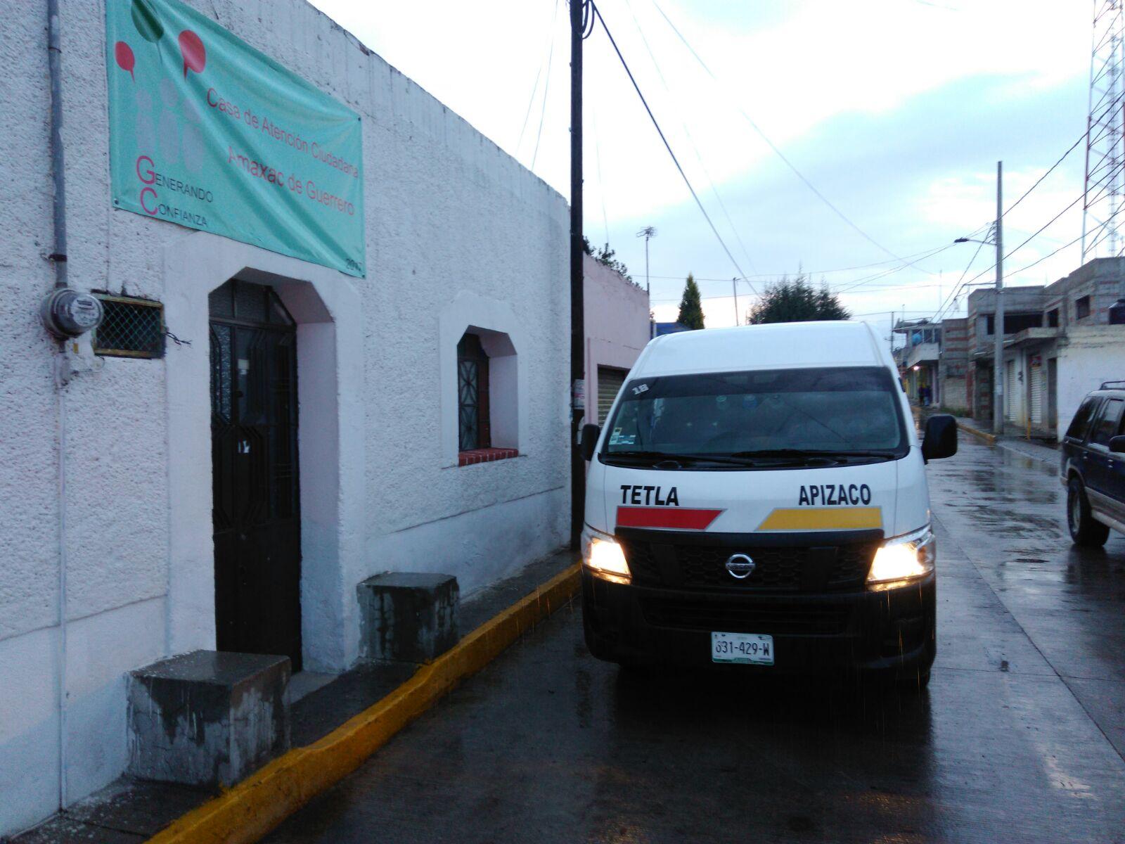Policía de Amaxac desarticula presunta banda dedicada al robo de unidades colectivas