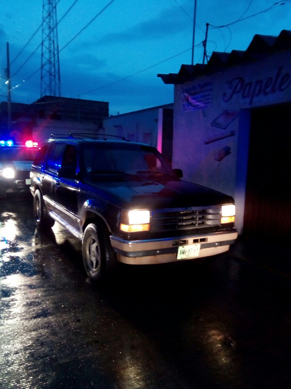 Policía de Amaxac desarticula presunta banda dedicada al robo de unidades colectivas