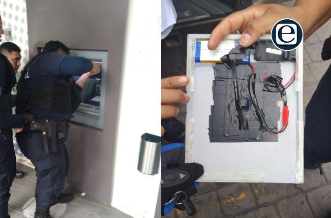 Desactivó Policía de Chiautempan, trampa en cajero automático