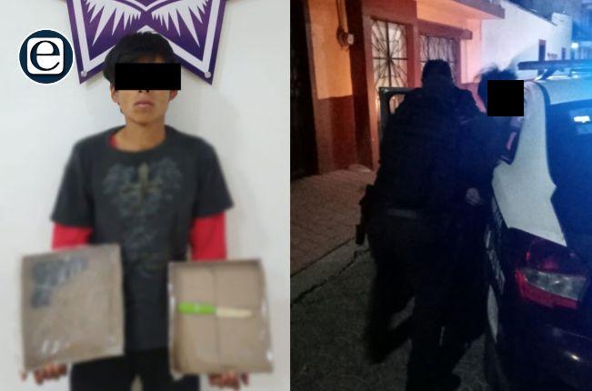 Policía Municipal de Apetatitlán detiene a ladrón en flagrancia
