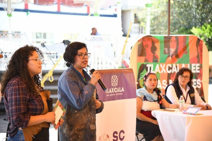 Llega jornada “Tlaxcala lee a las mujeres” a su penúltima edición en Amaxac