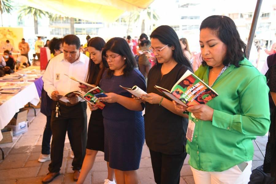 Llega jornada “Tlaxcala lee a las mujeres” a su penúltima edición en Amaxac