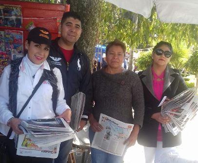 Las Brigadas Naranjas visitan la comunidad de Acuitlapilco