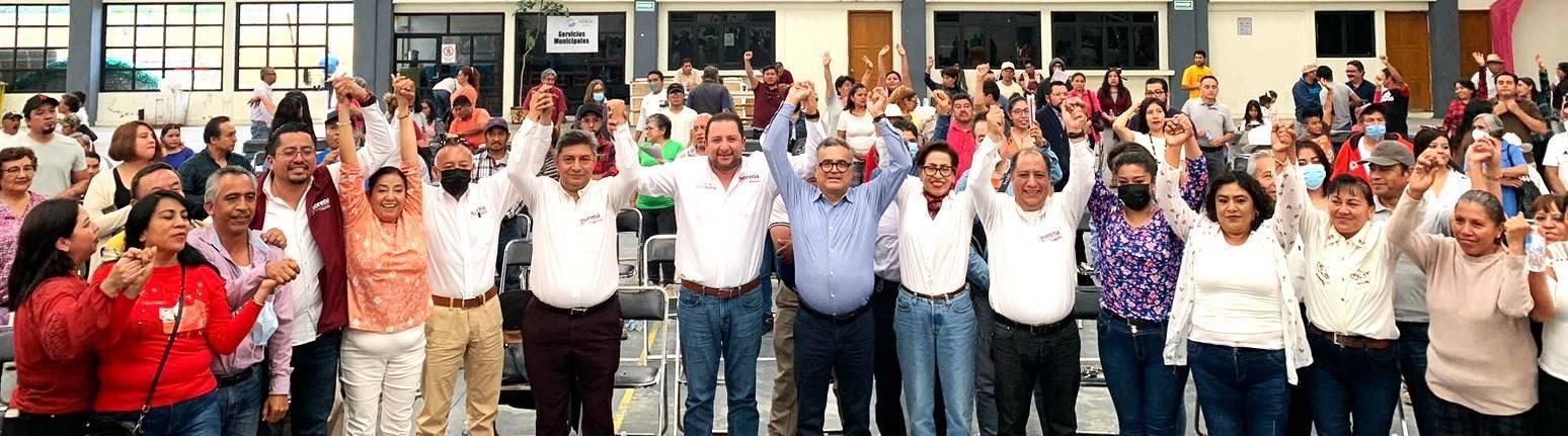 Crece el apoyo para Marcelo Ebrard en Tlaxcala; toman protesta comités municipales de Morena Progresista