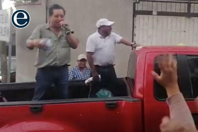 Captan ebrio al presidente municipal de Totolac durante el desfile de carnaval  