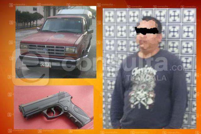 Detienen en Xaltocan a una persona que tenia una arma de fuego pirata