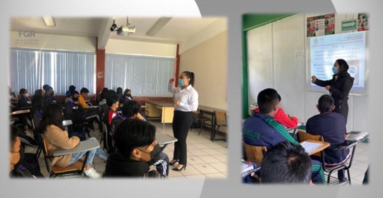 Imparte FGR pláticas de prevención del delito a más de 900 estudiantes en Tlaxcala