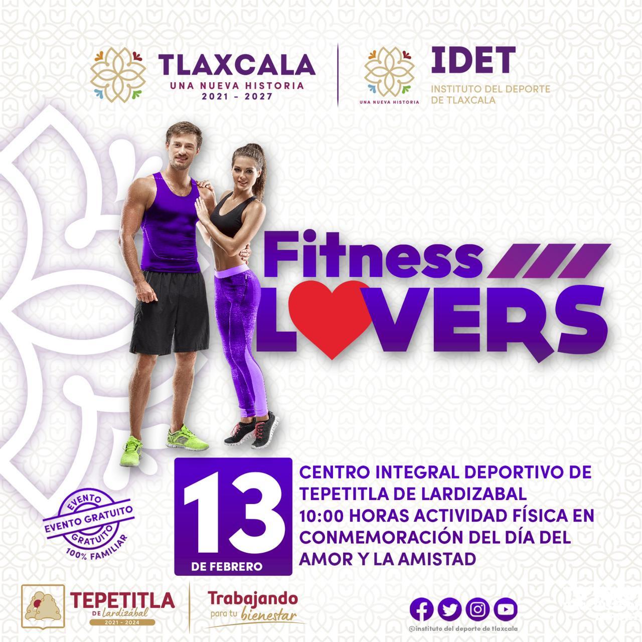 Recibirá Tepetitla de Lardizábal el programa "Fitness Lovers" del IDET