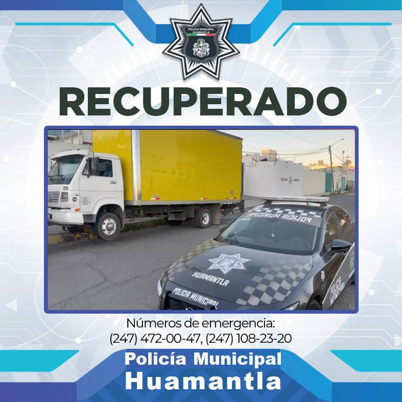 Ubican policías municipales de Huamantla vehículo que fue robado en Puebla