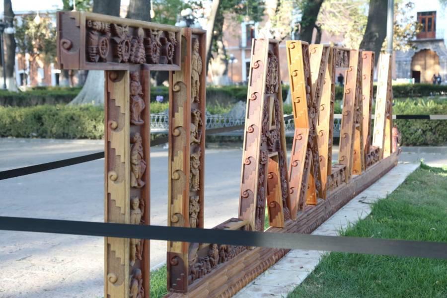 Reinstalan letras de Tlaxcala en la capital 