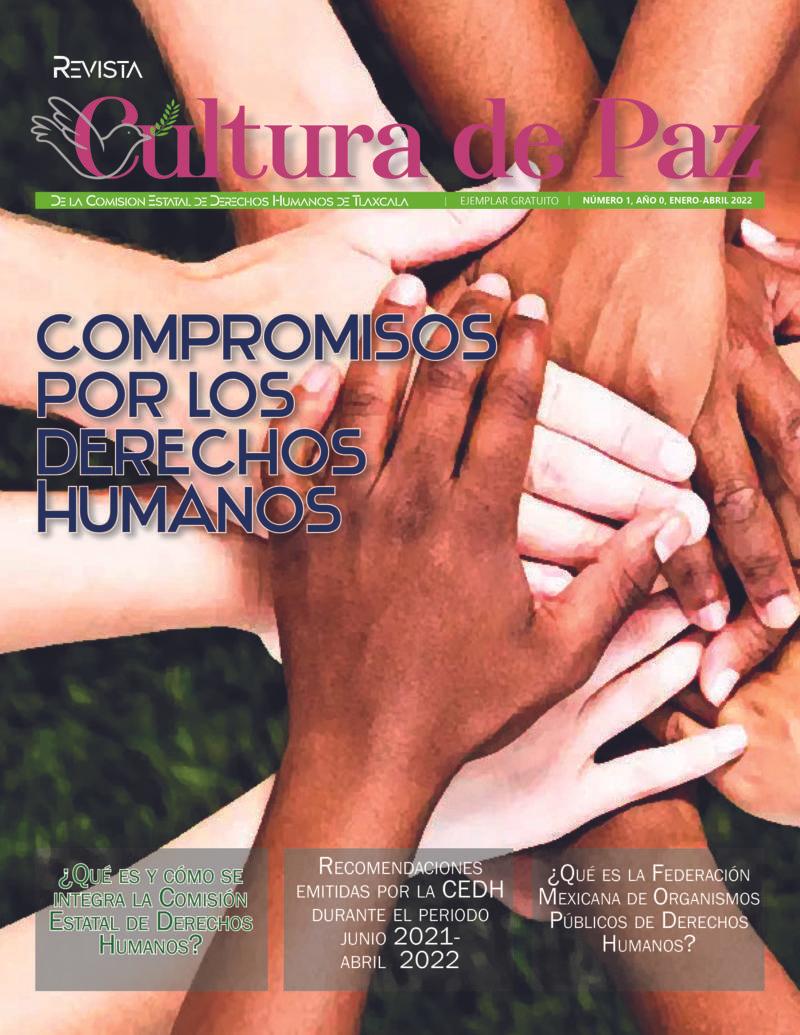 Publica CEDH primer número de su revista electrónica ¨Cultura de Paz¨