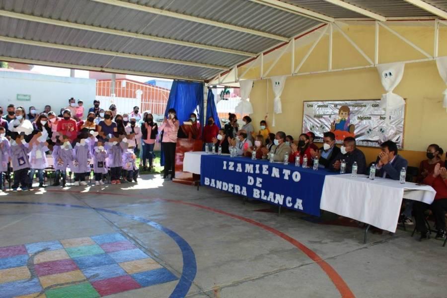 Decreta sector salud de Tlaxcala libre de caries a jardín de niños de Tlaltelulco