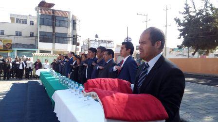 Celebran en Santa Cruz Tlaxcala centenario de la Constitución