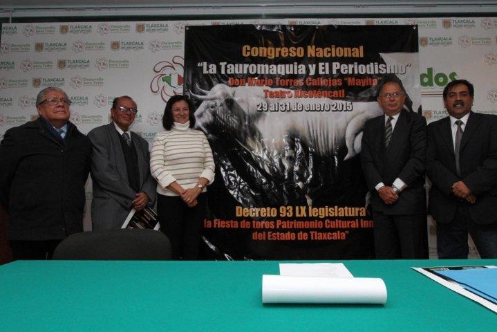 Tlaxcala será sede del congreso nacional de periodismo taurino