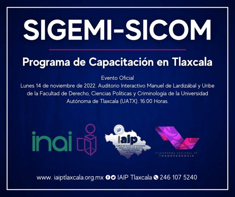 Entra en operación Sistemas SICOM-SIGEMI en Tlaxcala; optimizarán trámite de recursos de revisión y denuncias