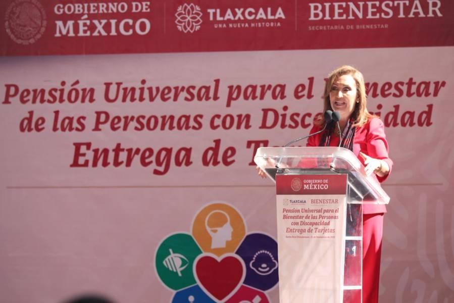 Secretaría de Bienestar y gobierno de Tlaxcala concretan universalidad de la Pensión para Personas con Discapacidad