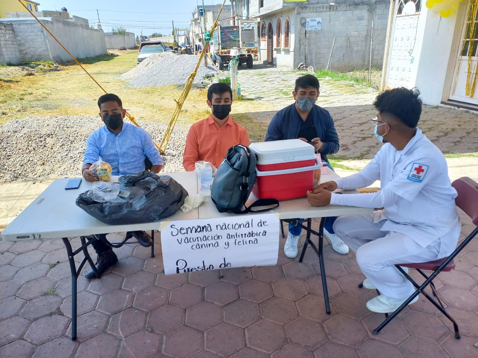 Anuncian jornada de vacunación antirrábica en todo el municipio de Apetatitlán